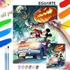 Pumpkin Car Adventure Oil Painting Painting Art Kit Handmade Diy Home Decorations