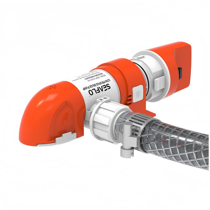 Seaflo Bootswasserpumpe Yacht Schmale Horizontale Automatische Bilgenpumpe Saugpumpe Induktionsentwässerung DC 12V24V