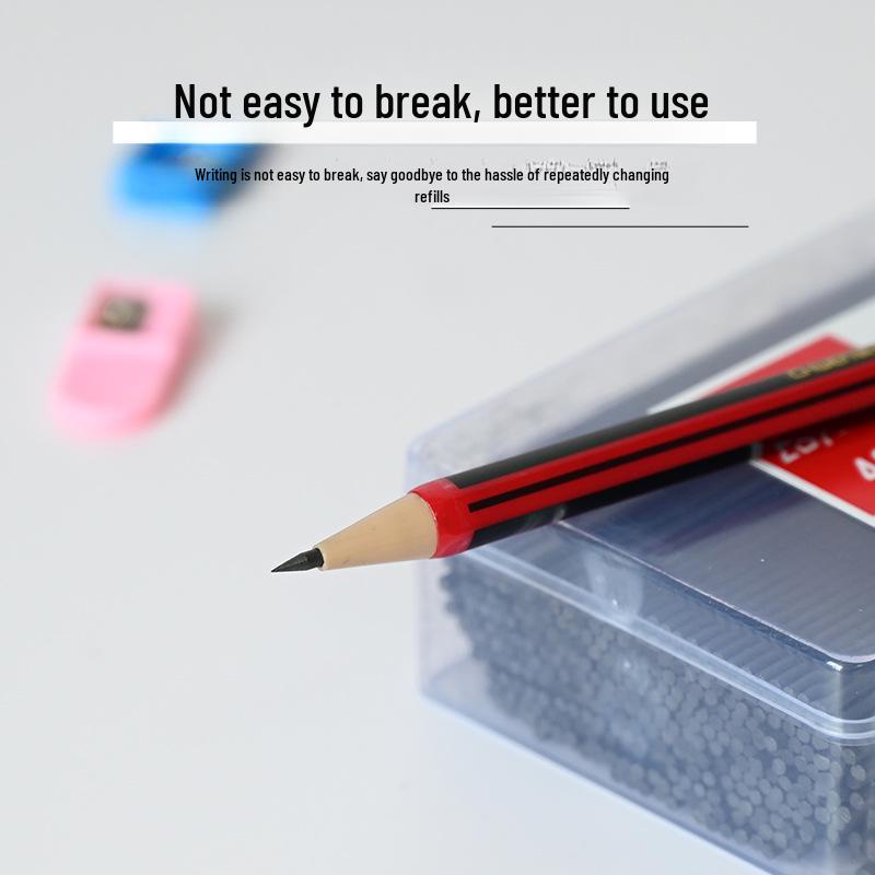 2.0mm Automatic Pencil Refills, 2B, Large Capacity, Continuous Writing, Boxed HB for Primary Students
