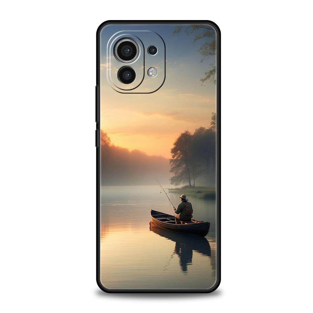 Phone Case For Xiaomi Mi 15 14 14T 13T 12T Pro 12 13 11 Lite 5G 11T X6 X5 Pro Soft TPU Cover Carp Fishing Fish