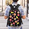 Anpanman Laptop-Rucksack Herren Damen Freizeit-Buchtasche für Schule College Student Cartoon-Taschen