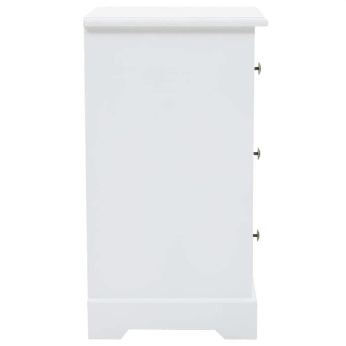 VidaXL Table de Chevet MDF Table de Nuit Armoire Chambre à Coucher Bois de Pin 245756