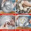 Stainless Steel Expandable Steamer Basket for Buns and Xiaolongbao