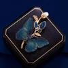 Luxurious Brooch Exquisite Embroidered Butterfly Brooch Fashionable and Individual Brooch Elegant and Refined