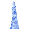 Christmas Tree with 90 LEDs 3 pcs Blue 20 x 20 x 80 cm Acrylic