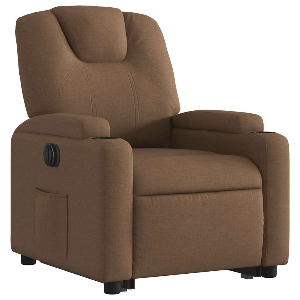Vidaxl Lift-Up Massage Chair, Electric, Reclining, Brown