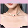 Elegant Rosblomma Pärlhalsband För Kvinnor Med Unik Design Och Fantastiska Detaljer