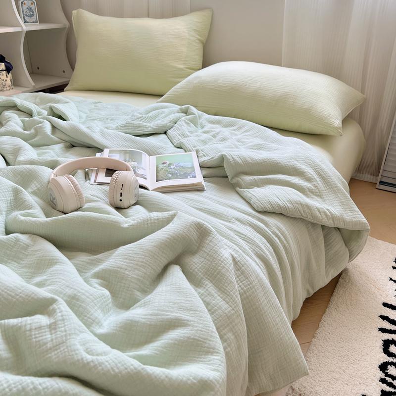 

Korean Version Lace Summer Cool Quilt, Washable Cotton, Machine Washable Summer Quilt Sheets, Two Person Air-conditioned Quilt 110x150cm only quilt