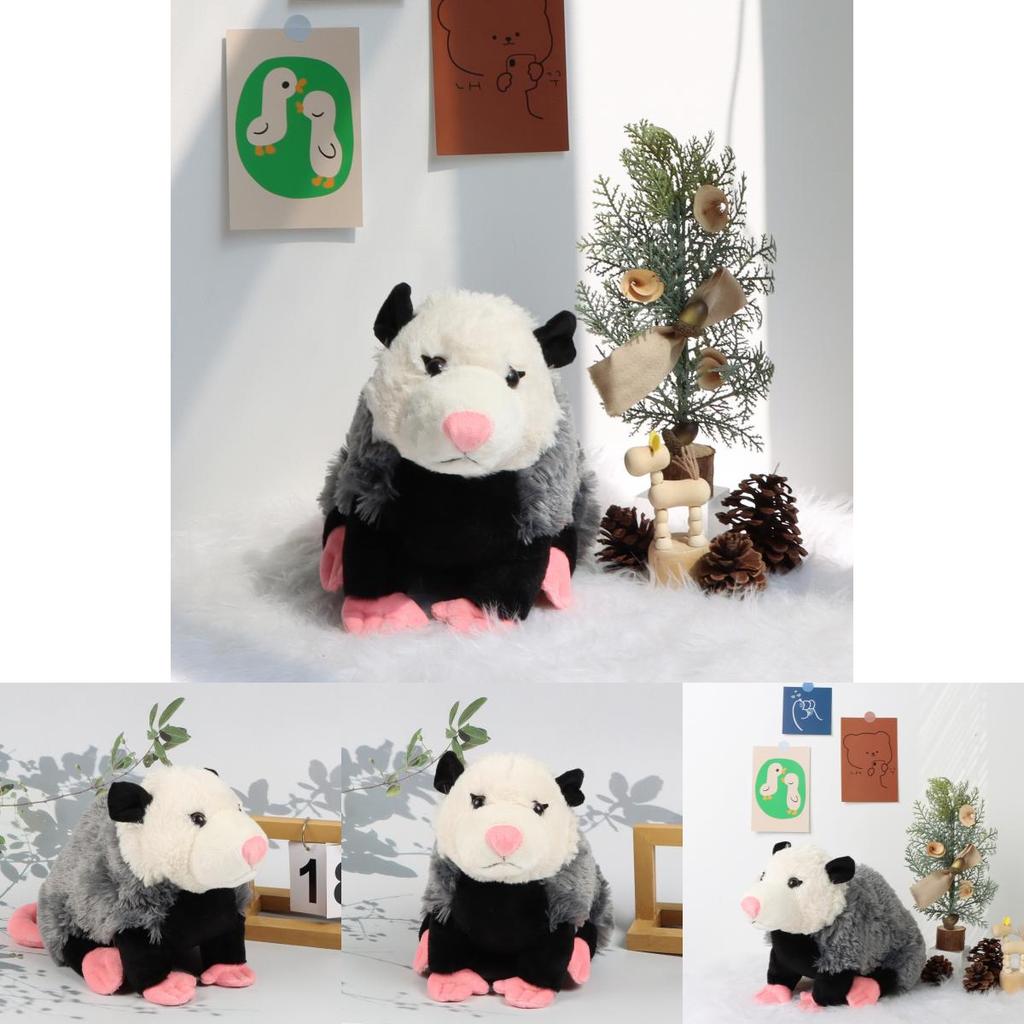 Adorable Opossum Plush Soft Toy Realistic Design Cozy Home Decoration Piece
