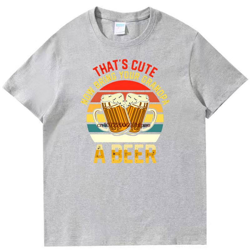 Funny Retro Vintage Beer Tshirt Summer Graphic T Shirts Tees Tops Cotton New Shirts And Tshirts Unisex Round Neck Tshirt