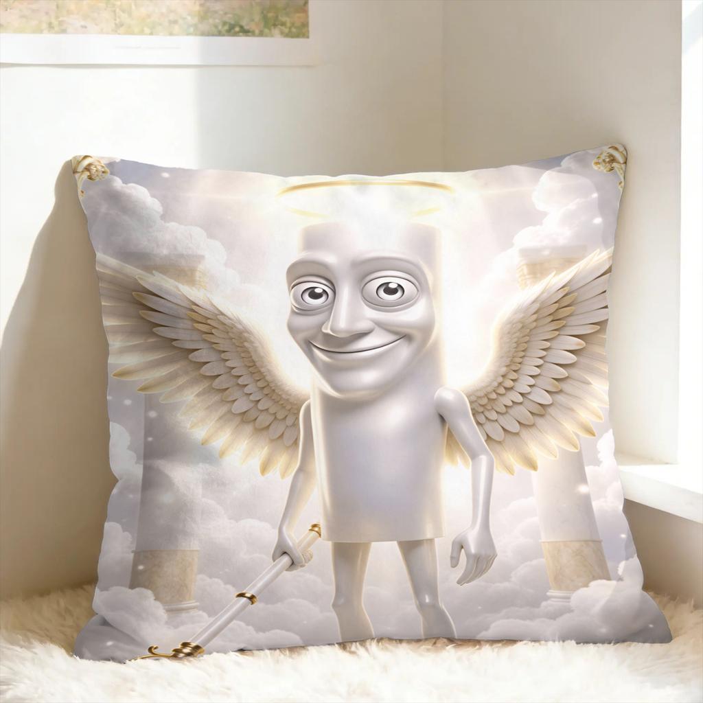 Pillow Cover Tung Tung Tung Sahur fat Meme Kawaii Pillow Case For Office Car Home Decor Pillowcases