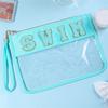 Clear Makeup Bag Travel Toiletry for Women, Transparent Cosmetic Pouch with Multiple Compartments