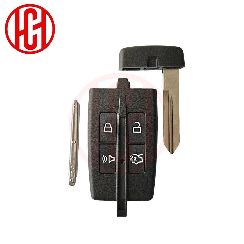 4 Buttons Smart Remote Key Shell Case for Lincoln MKS MKT 2009-2012 FCCID: M3N5WY8406 Car Key Shell Case
