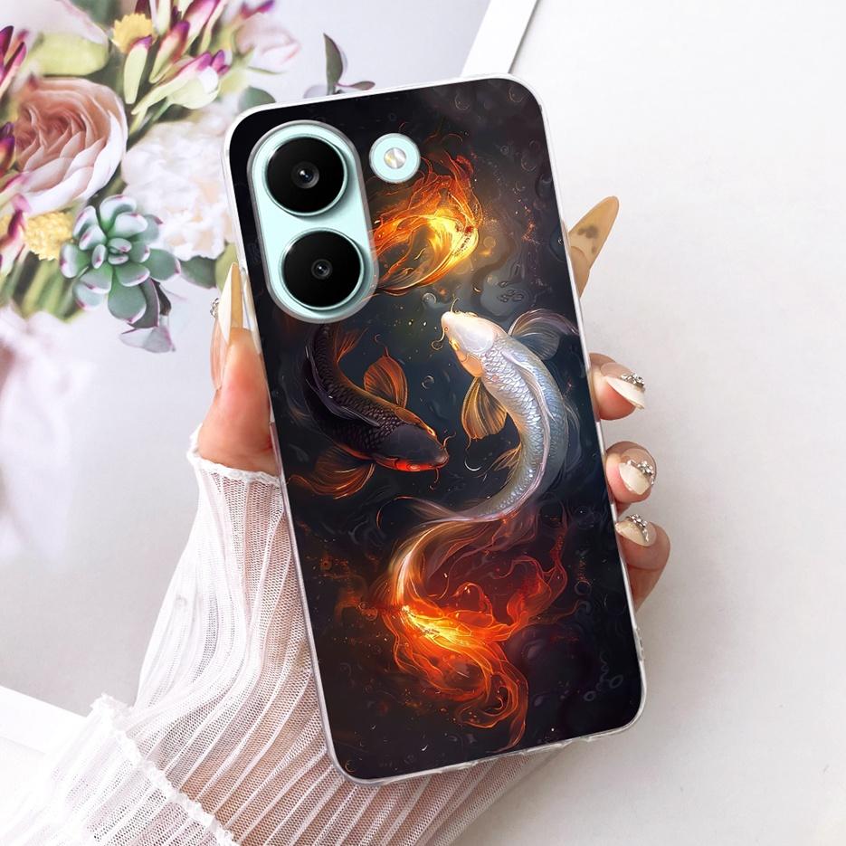 For Xiaomi Poco X8 Pro 5G Case Cute Love Heart Painted Cover Soft Slim Phone Case For Xiaomi Poco X8 Pro Max PocoX8 Pro 5G Shell