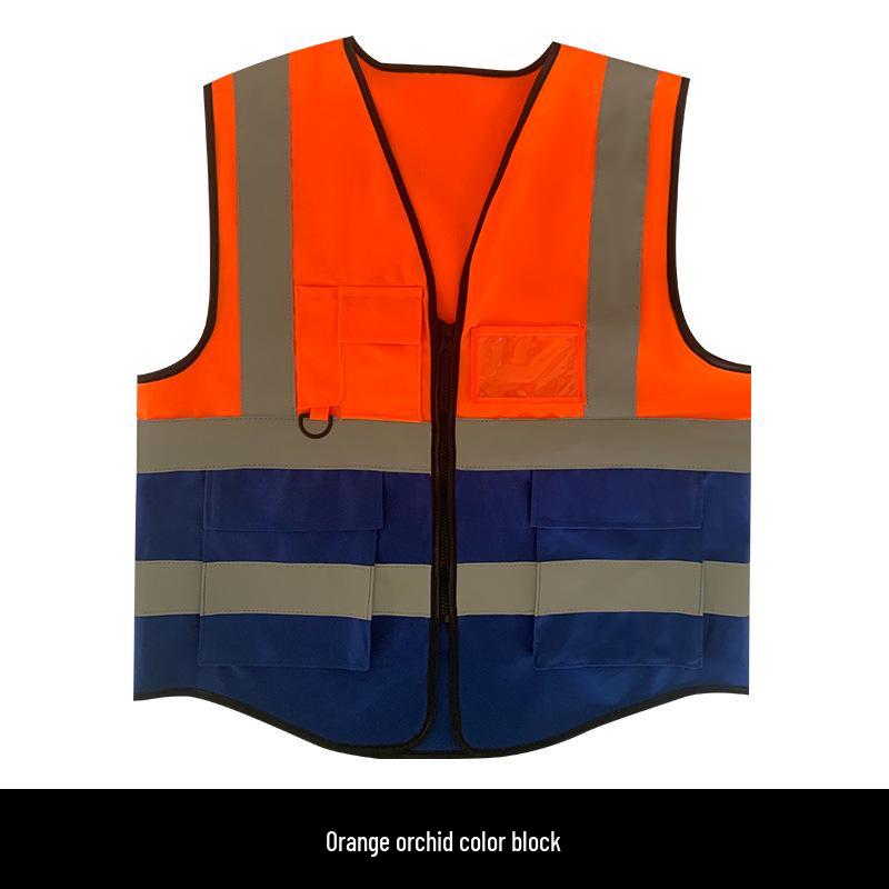 Reflexní bezpečnostní vesta Shanghai Construction pro inženýry a stavební týmy