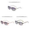 Spring 2025 Elegant Oval Frame Sunglasses With Uv Protection For Outdoor Activities And Parties