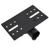 Universal Adjustable Height All Metal Speaker Stand Tray with Easy Installation Speaker Holder for Secure Sound Setups
