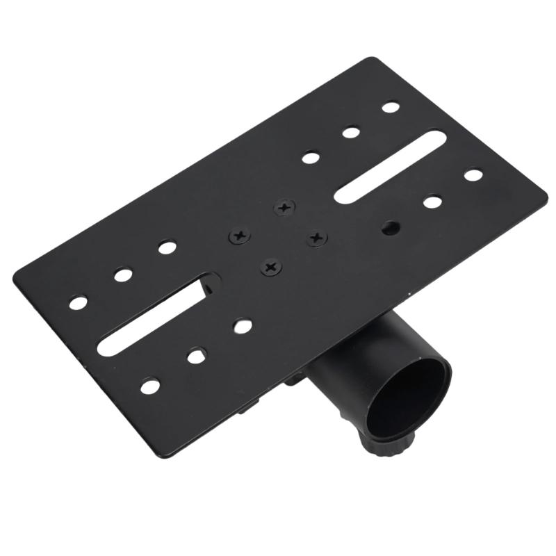 Universal Adjustable Height All Metal Speaker Stand Tray with Easy Installation Speaker Holder for Secure Sound Setups