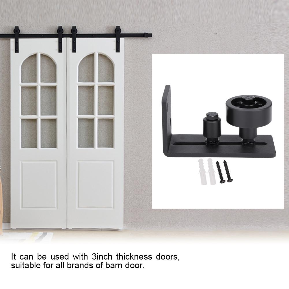 Adjustable Carbon Steel Floor Guide for Sliding Barn Door(Double Roller)