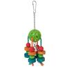 5pack Parakeets Cage Bites Toy Natural Wood Quakers Parrots Toy Hammock Swing for Large Birds