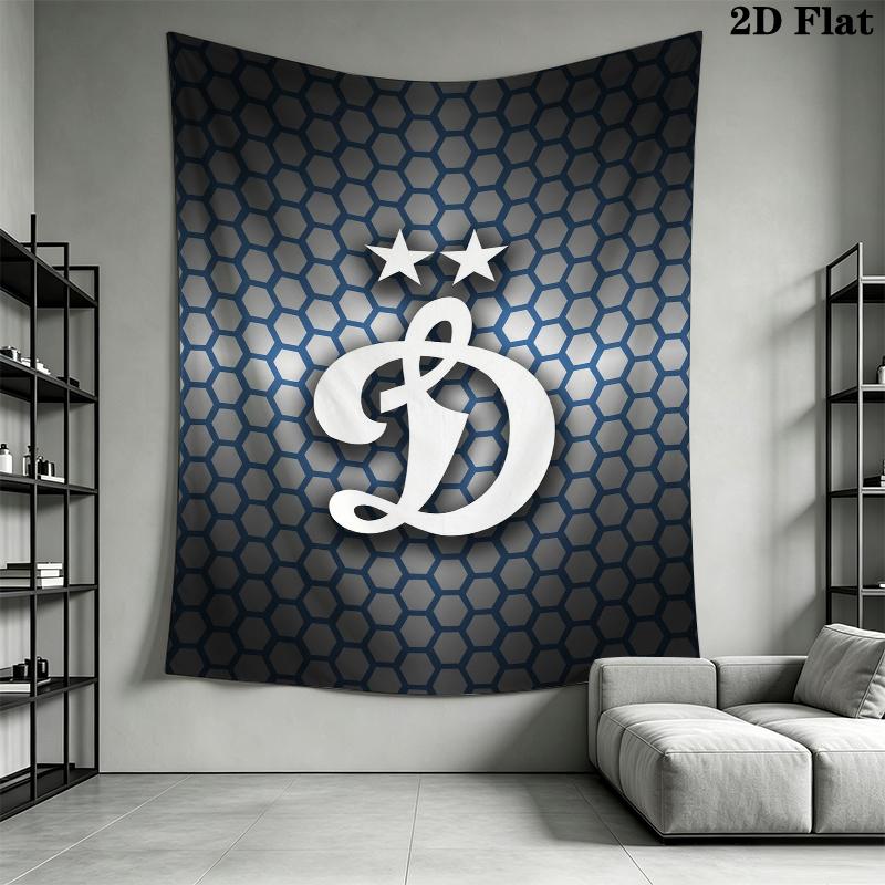 FC Dynamo Moscow Wall Tapestry Aesthetic Wall Hanging Printed Fabric Blanket Decorative Tapestries for Bedroom Living Room Home Decor