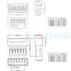 5/10Pairs Mini 1.25mm Connector Pitch 1.25mm Male Plug Female Jack Socket 2P 3P 4P 5P 6P Connectors with Wire Cable 100MM