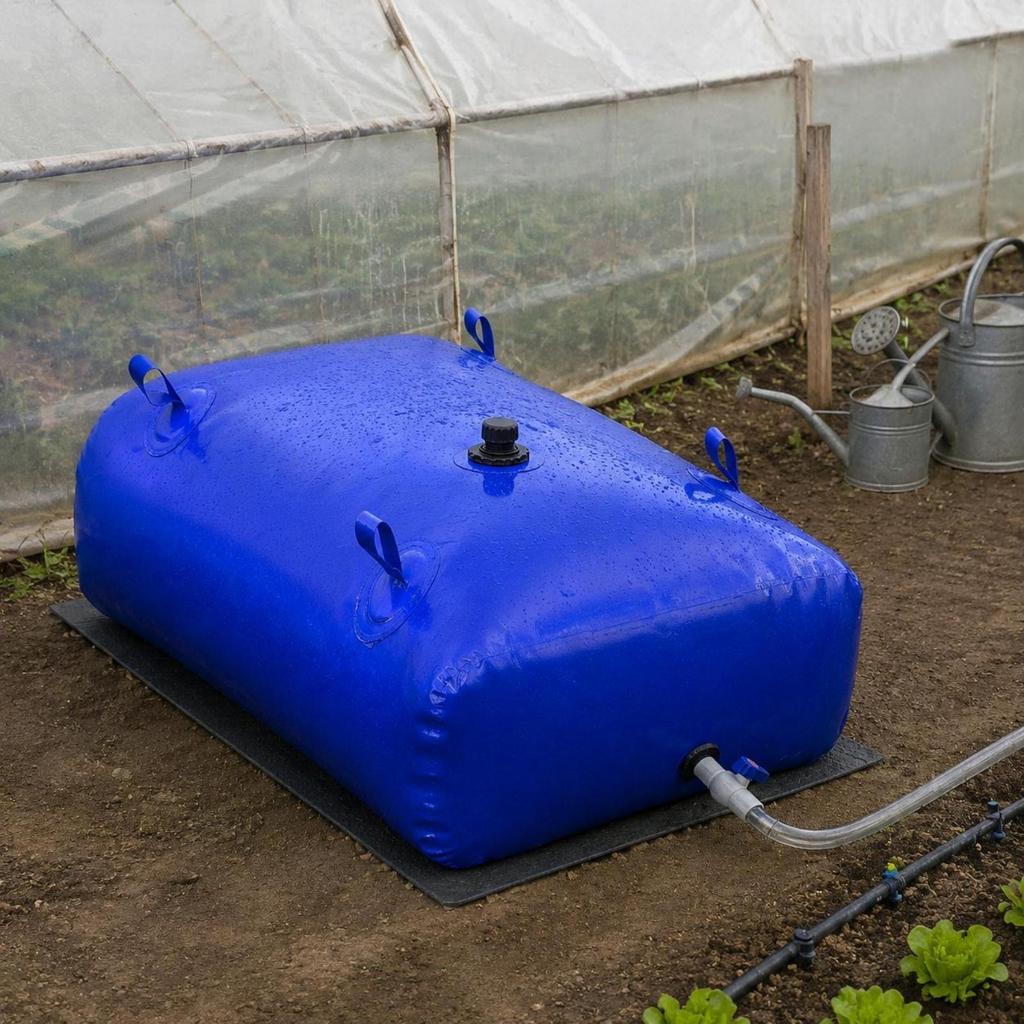 Foldable Water Tank Bottom Outlet PVC Bag Screw