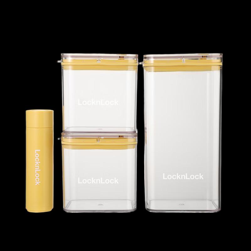 LocknLock Fresh Vacuum Sealed Canister 4-Piece Set