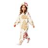 Kids Christmas Printed Flannel One-Piece Pajamas