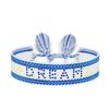 Handmade Gradient Sequin Bracelet with Creative Letter Design for Women