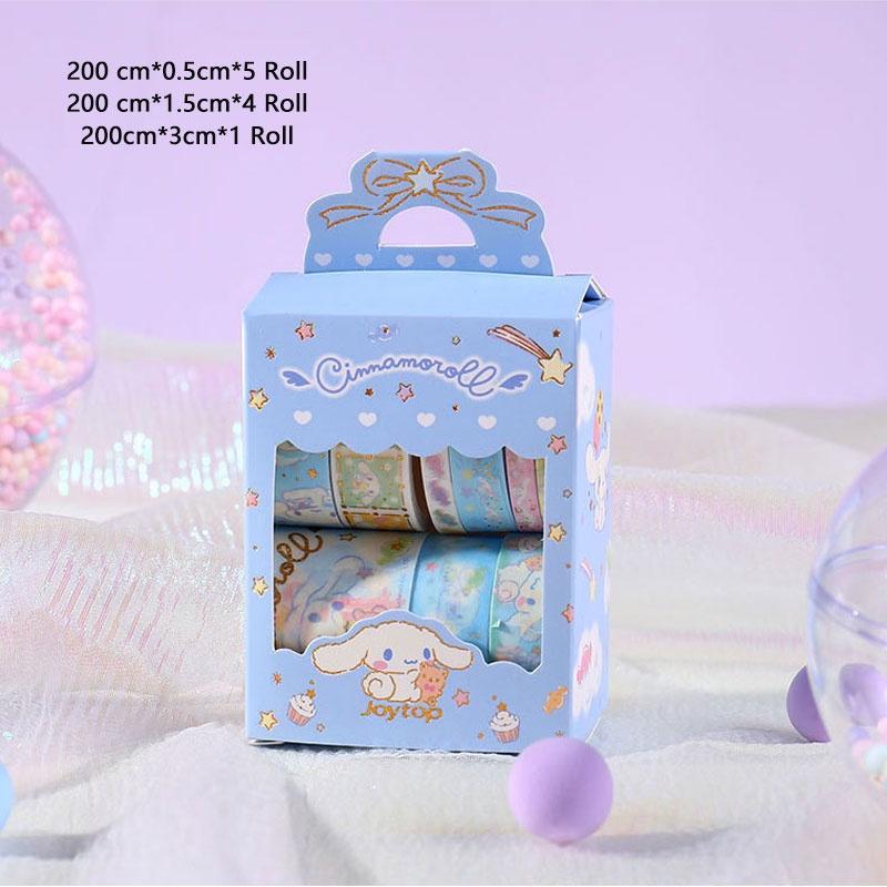 

Cute Cartoon Kitty Cat Decorative Tape For Scrapbooking And Journaling Set Of 10 Rolls Cinnamoroll