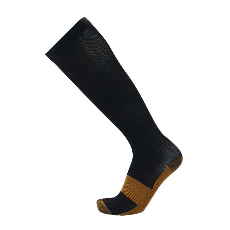 Sport Stockings Shaping Running Anti-Fatigue Leg Calf Foot Graduated Support Varicose Copper Compression Socks Men Women S-Xxl