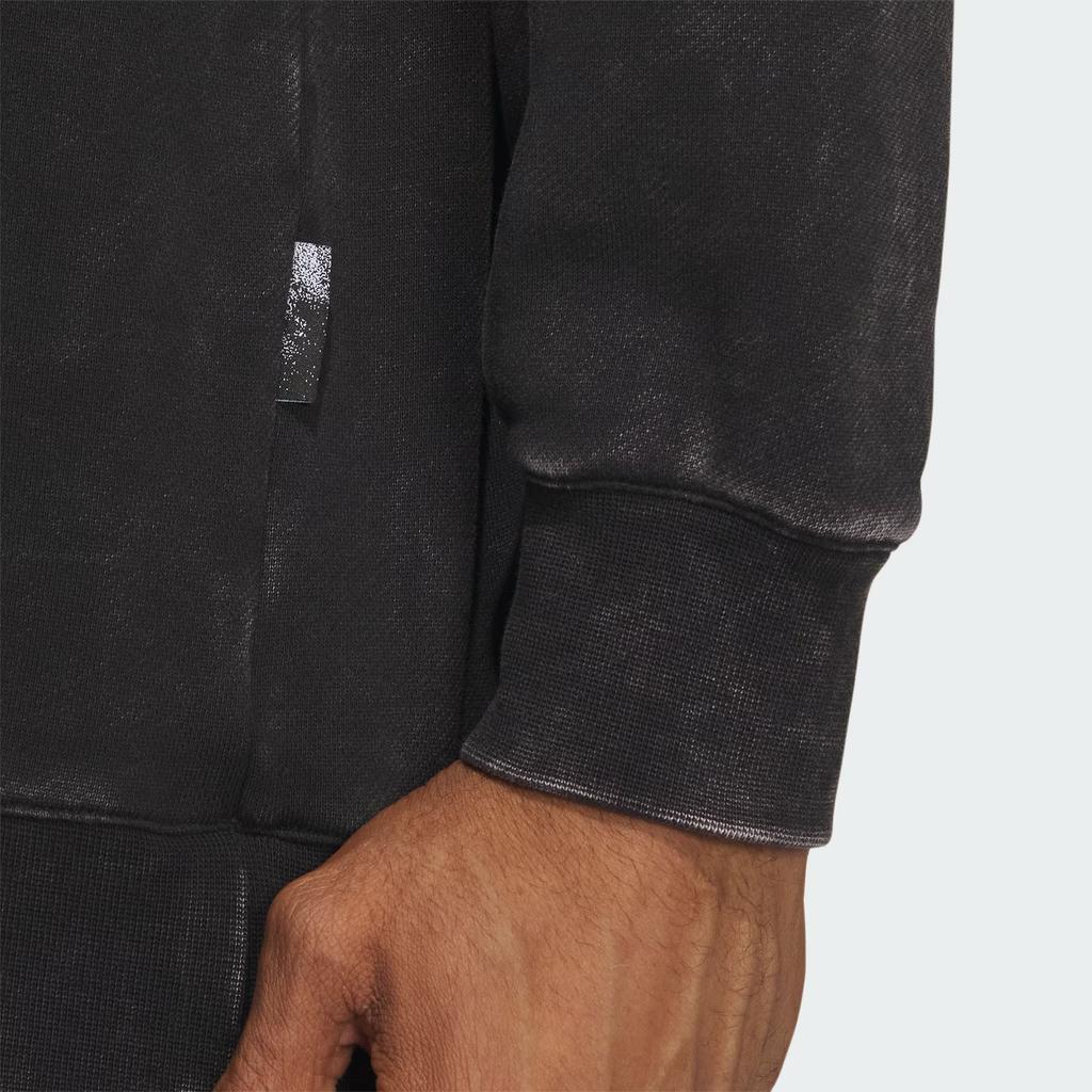 Adidas Wuji Dye Crew Sweatshirt Men Sweatshirt Black IS0453