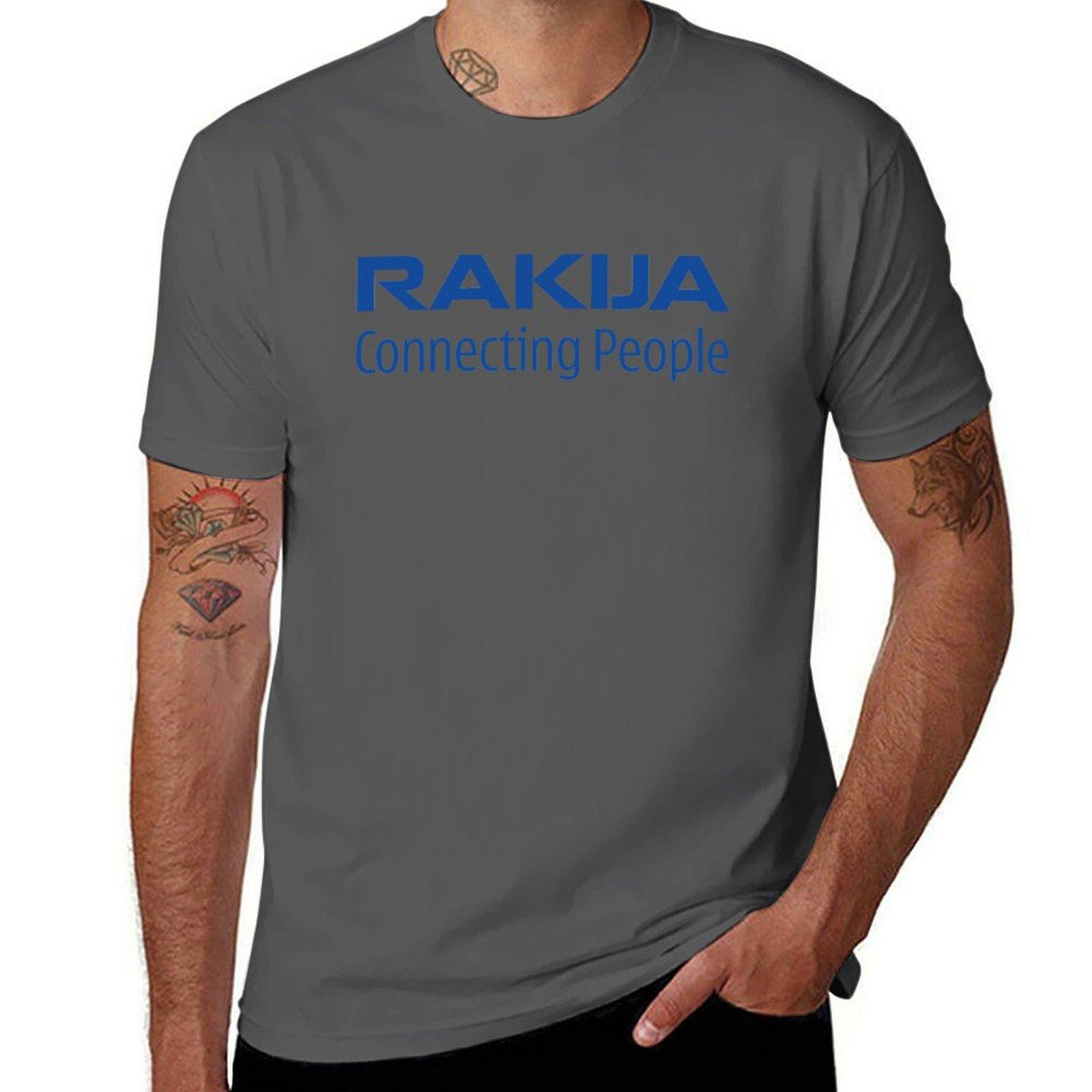 RAKIJA CONNECTING PEOPLE T-Shirt korean fashion customizeds customs design your own kawaii clothes mens champion t shirts 4XL
