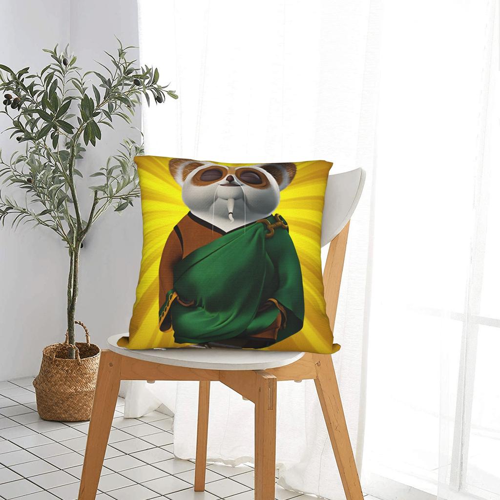 K Ung F-Fu Panda Pillow Case Custom Pillow Cover For Living Room Bed Chair Kawaii Pillowcases