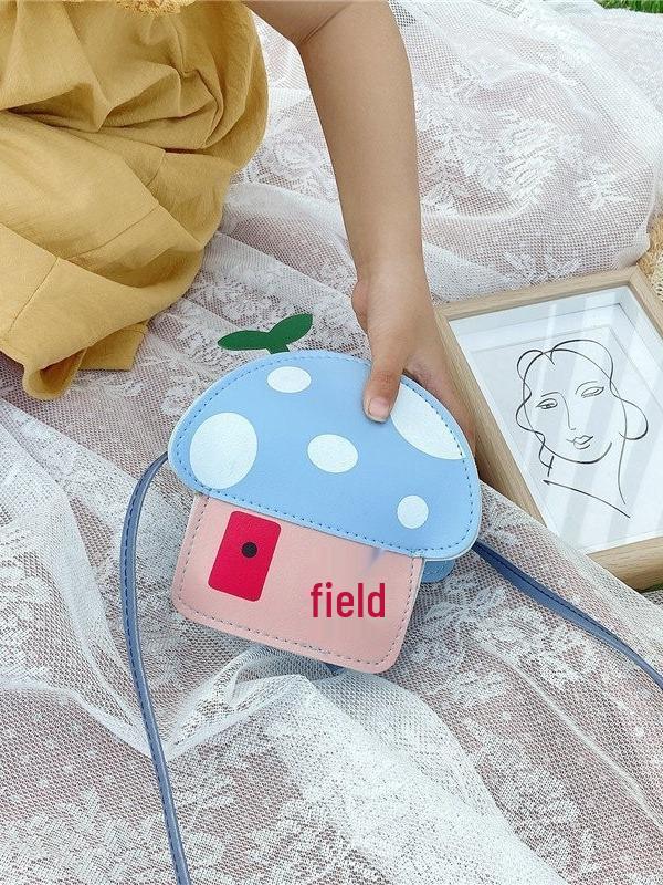 Mushroom Crossbody Bag: Cute Cartoon Shoulder Purse for Girls