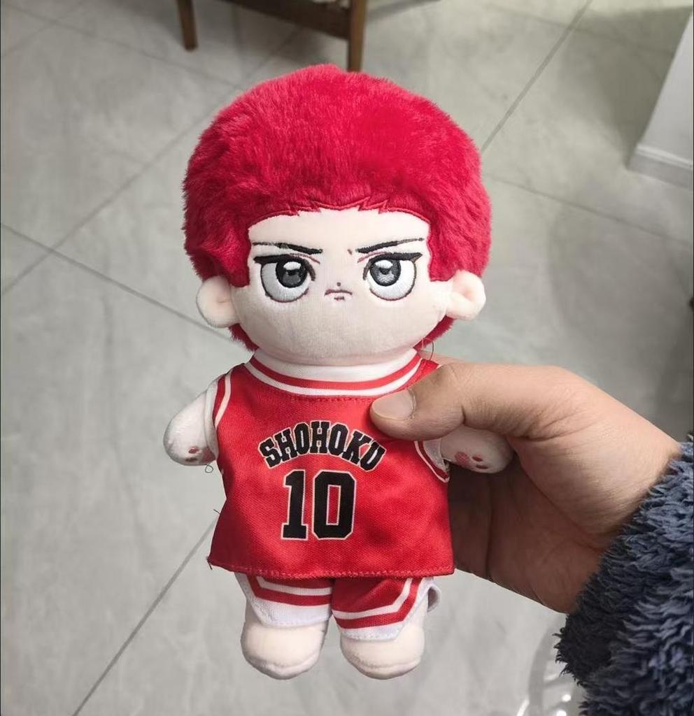 Slam Dunk Sakuragi Hanamichi Plush Doll With Soft Short Pile For Collectors And Fans