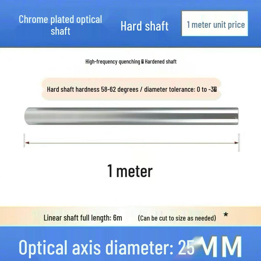 Custom Optical Linear Chrome-Plated Rod for DIY Storage Rack