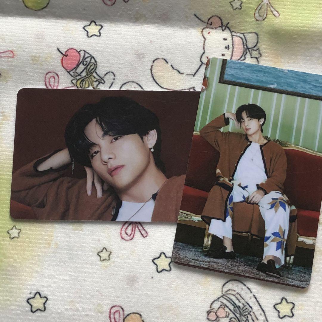 

[USED] BTS Bangtan Trading Card V Taehyung BE Unreleased Lucky Drop 2 Cards