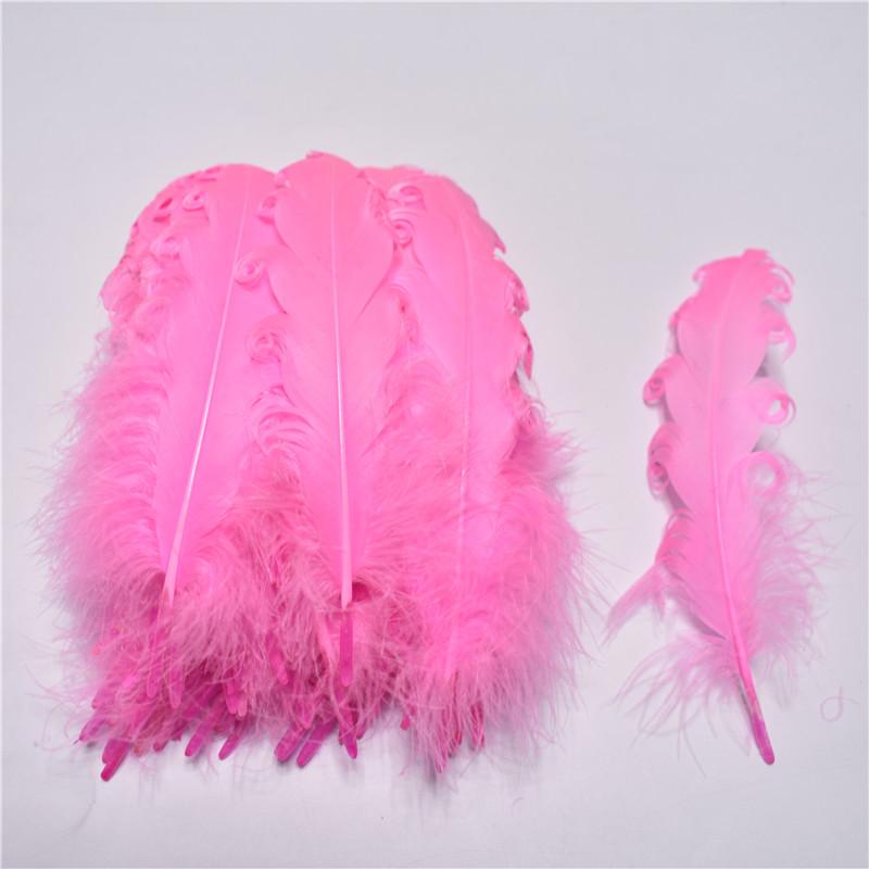 20/100pcs Colorful Curly Goose Feathers for Craftsdiy Jewelry Making Christmas Wedding Centerpiece Hat Plumas Decorativas13-18cm