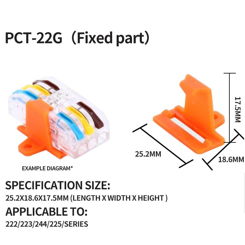 

10/100Pcs Lever Wire Connectors, Compact Splicing Wire Connector, 2 3 5 Way Electrical Connectors, for Quick Connect 28-12 AWG (as the picture,10 PCS)