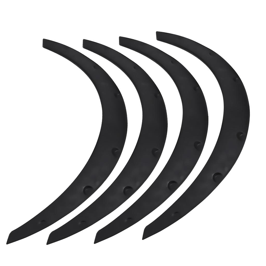 4pcs Car SUV Universal Mudguards Flares Arches Wheel Eyebrow Protector