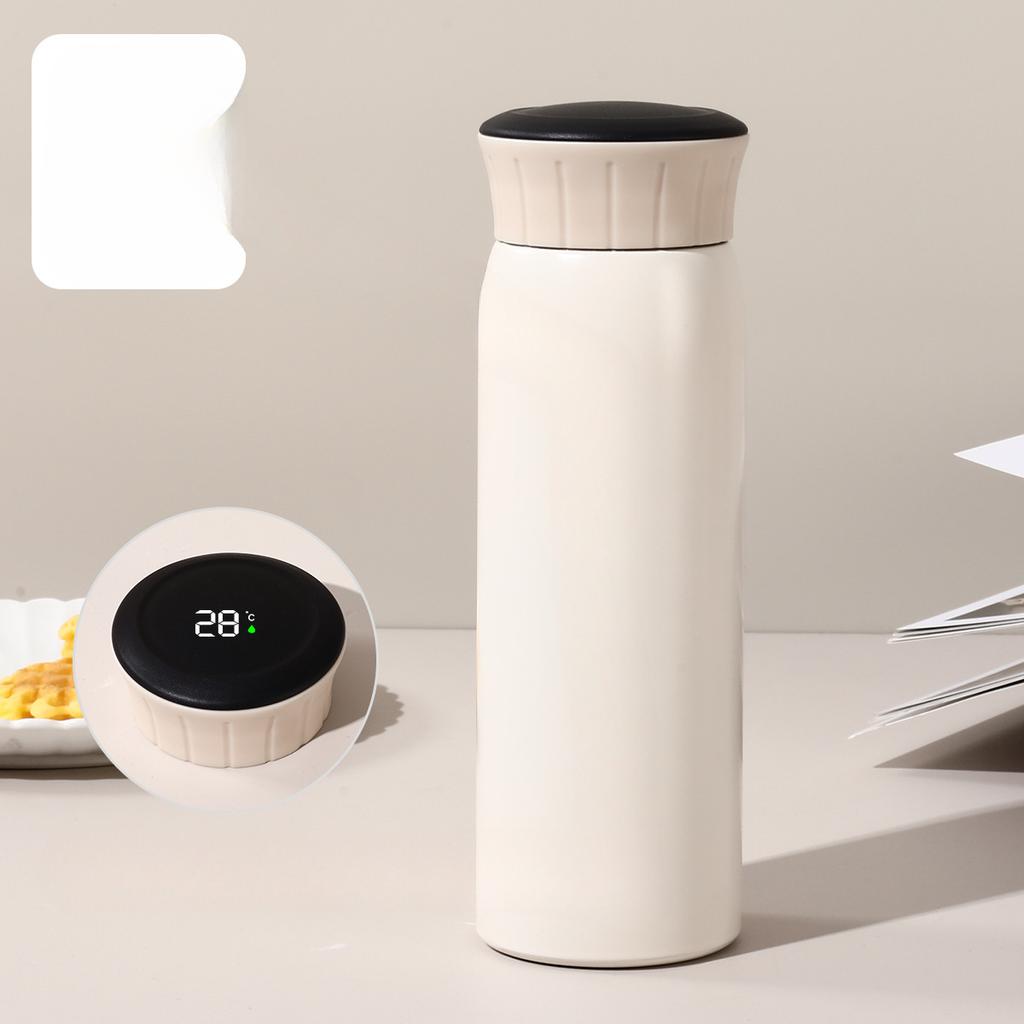 Einfacher neuer Thermosbecher aus Edelstahl, intelligente Temperaturmessung, Wasserbecher mit großem Fassungsvermögen, tragbarer Geschenkbecher für Outdoor-Sportarten für Studenten