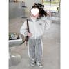 2025 Hooded Fleece Cardigan Set for Girls - Cozy Autumn/Winter Fashion