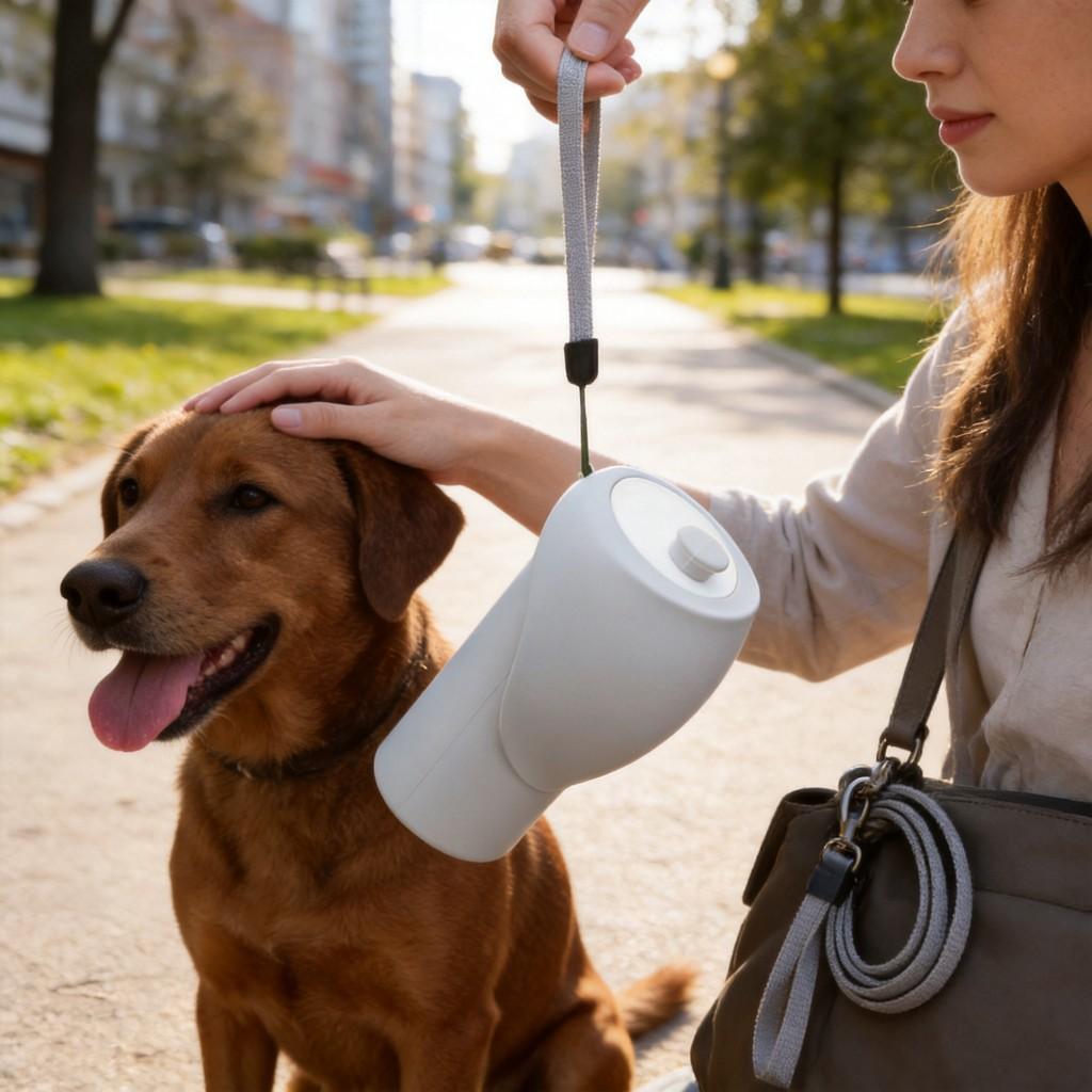 Reise-Wasserflasche für Haustiere mit lebensmittelechtem Silikon, faltbares Design für Hunde