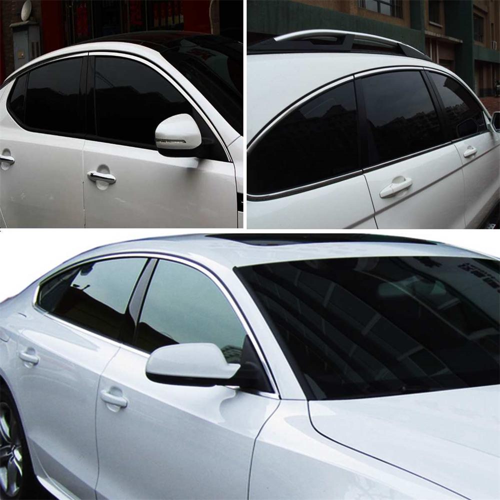 Window Tint Film VLT 15% 25% Privacy Tinted Dark Window Film Car Window Sunshade Sun Protector For Car