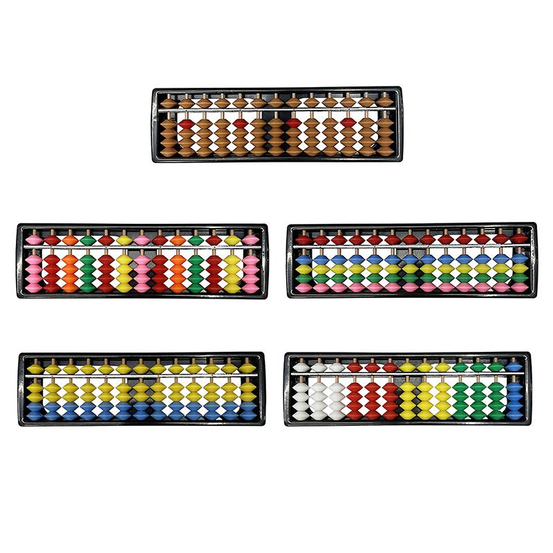 13 Digits Abacus Counting Tool Soroban Arithmetic Column Classic Calculator for Student Learning Practice