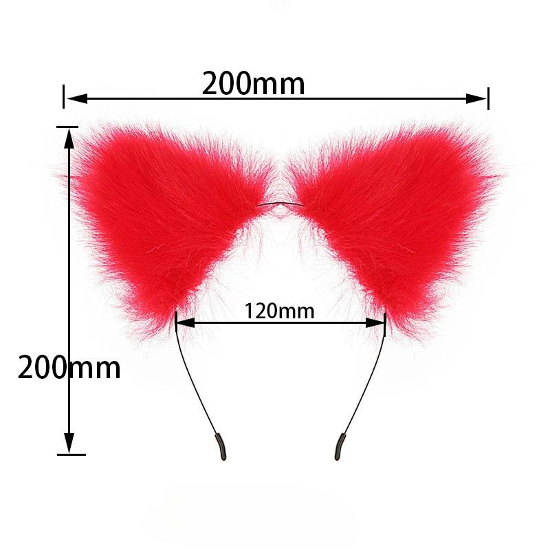 Erotic Mask Ear Hairpin Vestibule Anal Plug Female Device Supplies Sm Metal Erotic Set Foxtail Six-Piece Set