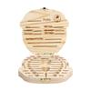 1 Stück Kinder Baby Zahnbox Holz Kinder Milchzähne Organizer Aufbewahrung Jungen Mädchen Baby Souvenirs Geschenke Andenken