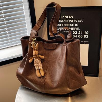 High-End Tasche mit großer Kapazität für Damen Neue trendige Pendler-Ein-Schulter-Tragetasche für Damen Studenten-Klassentasche